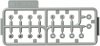 Fine Molds WA03 Type96 25mm Anti-Aircraft Guns [shielded type] for IJN Yamato & Musashi 1/700